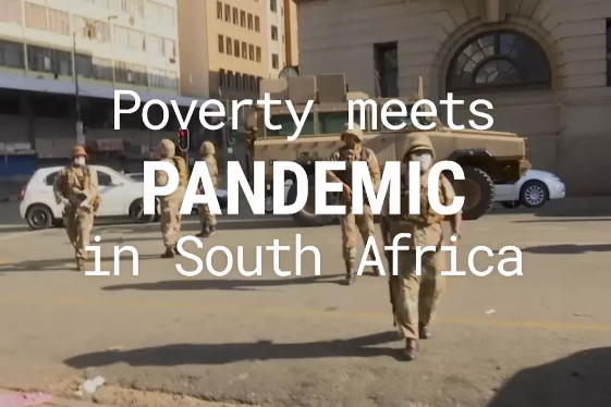 コロナウイルス危機　南アフリカの貧困層を直撃